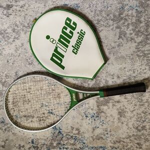 Prince Classic Tennis Racket with Cover - Green and Black